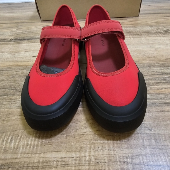 New Free People Sporty Mary Jane Flat - Picture 4 of 14
